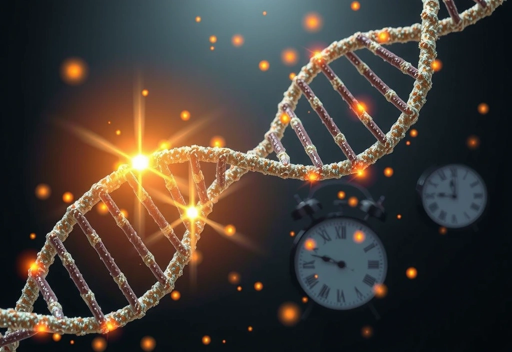 Εικονογράφηση που συνδέει το σελήνιο με τη μακροζωία και την υγιή γήρανση